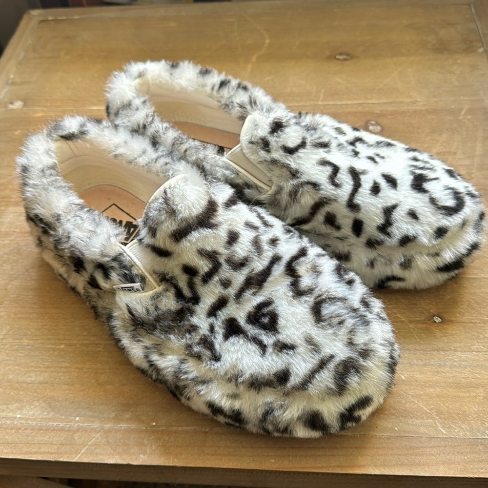 VANS X Sandy Liang Furry Slip ons